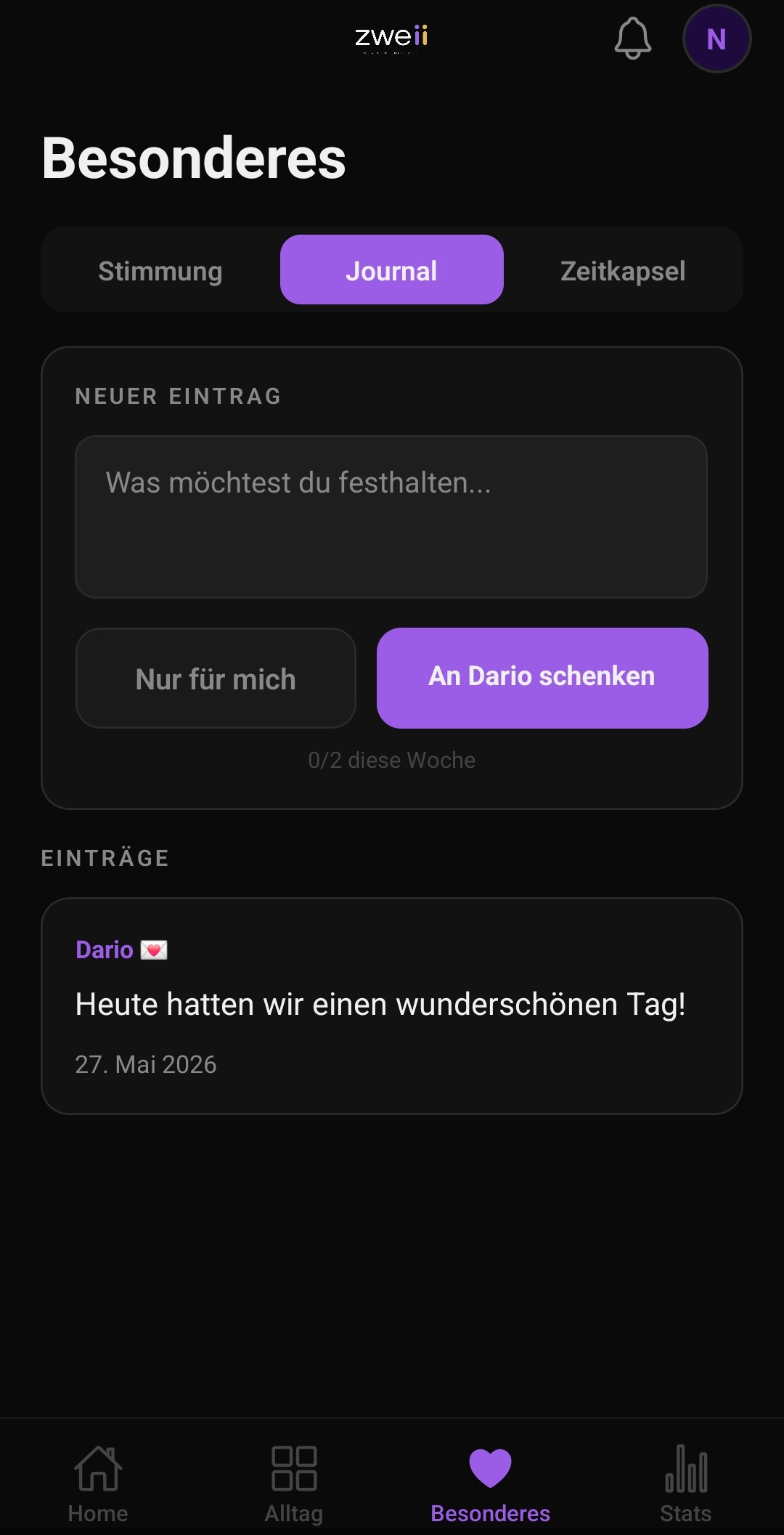 Zweii Journal